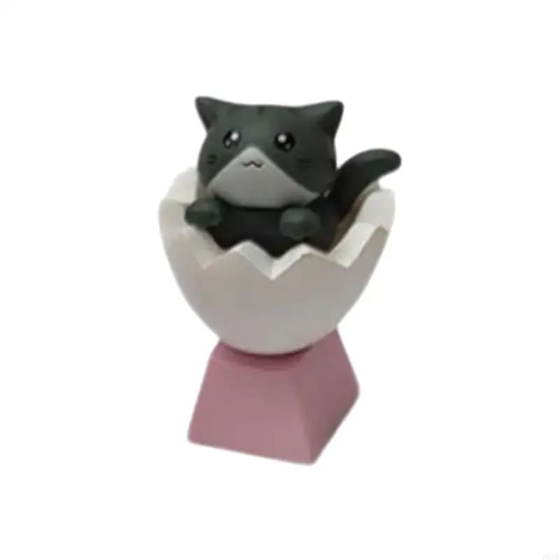 Bellissimo guscio d'uovo gattino gioco keycap stelo incrociato accessorio da gioco per ufficio fatto a mano tastiere meccaniche