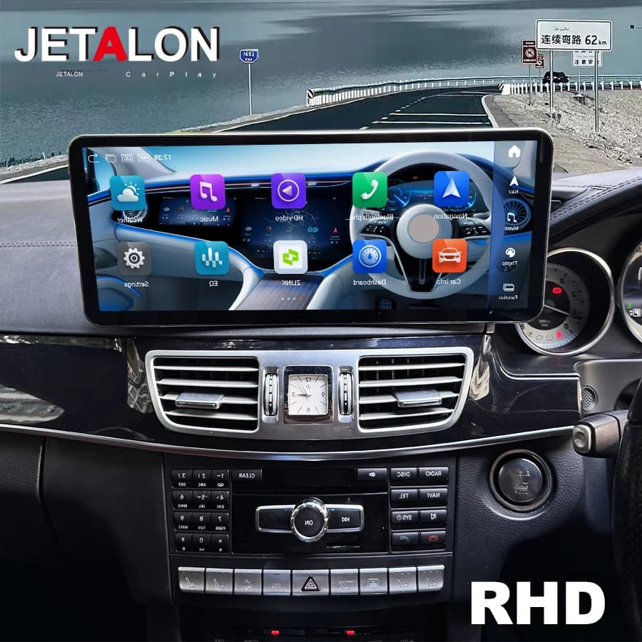 14.6inch For Benz E Class W212 2010-2016 RHD Android 14 Stereo AUTO Car Radio GPS Navigation Multimedia Video Player Head Unit