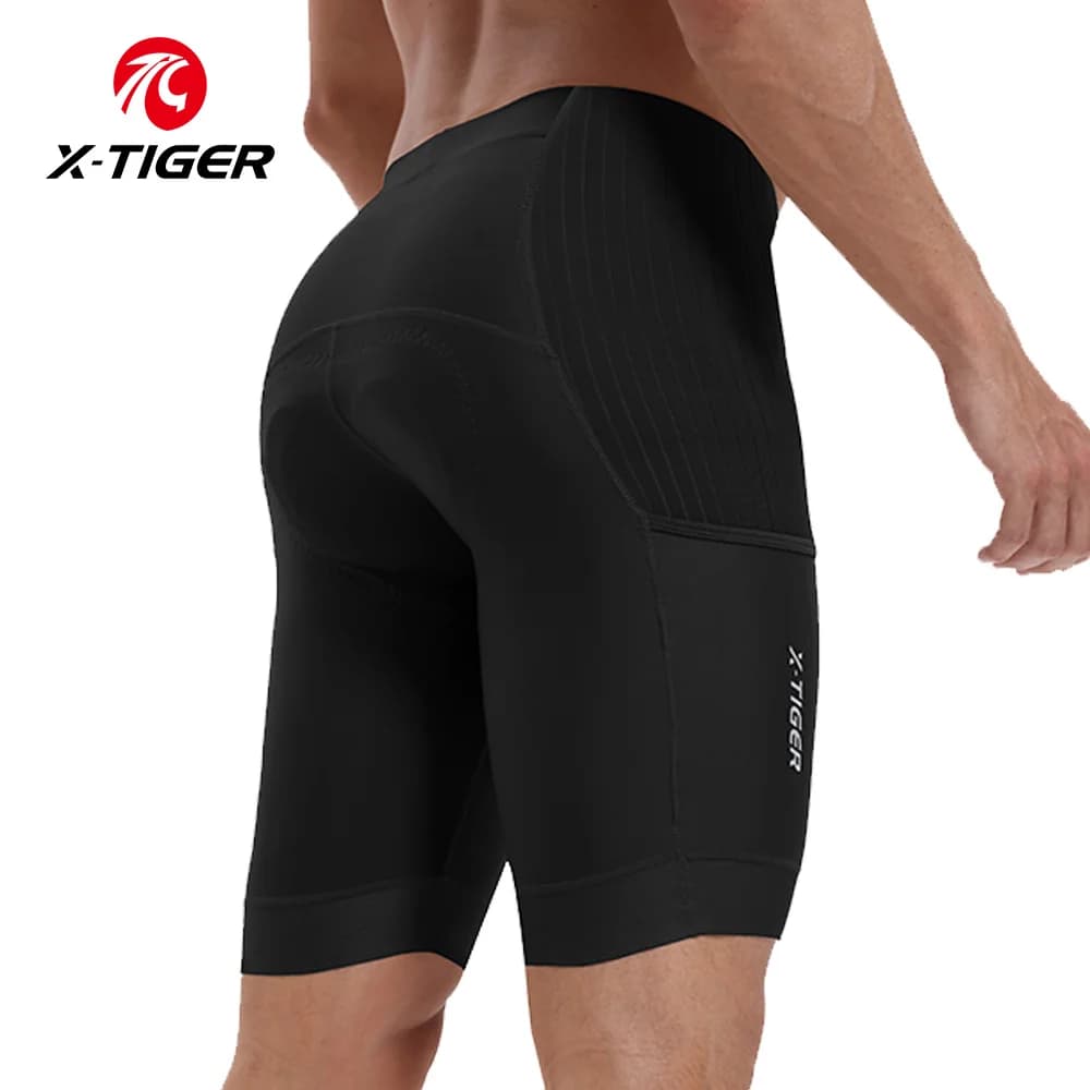 RION Men's Cycling Shorts MTB Mountain Bike Tights Bicycle Clothing Bike Pants 3D Pad Outfit Long Distance Male Shorts 6 Hours