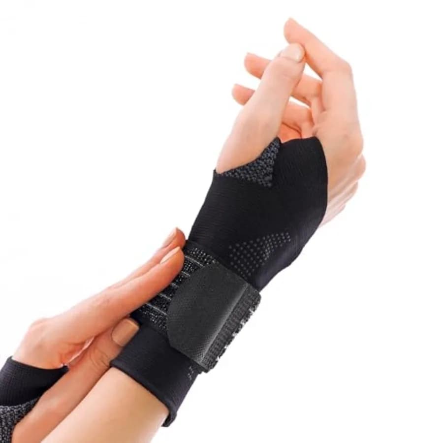 Adjustable Wrist Support Brace, Compression Sleeve, Unisex Wrist Protection Sleeve with Straps for Sprain, Carpal Tunnel, Arthr