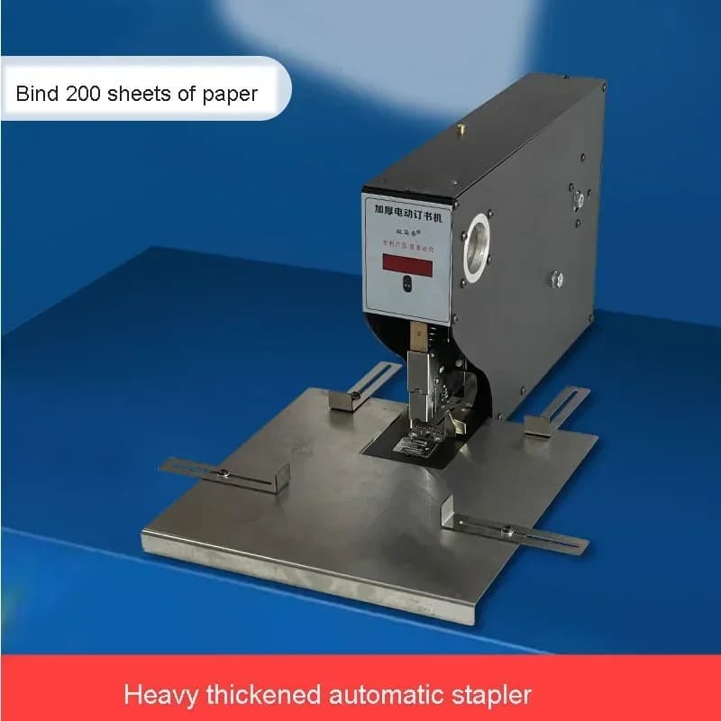 Pagine di cucitrice elettrica elettrica 220v Cucitrice elettrica pesante addensata Risparmio di manodopera Libro Tenero Ufficio Induzione intelligente Legare
