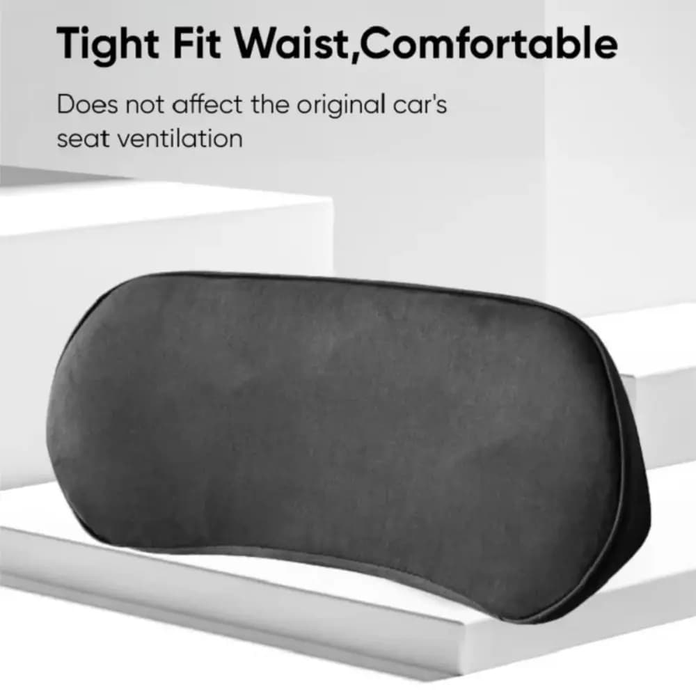 Poggiatesta per auto ergonomico e traspirante, morbido, anti-fatica, protettivo, supporto lombare, cuscino poggiatesta multifunzionale in cotone memory