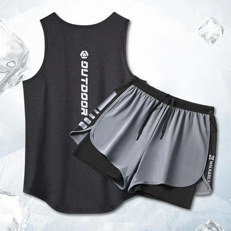 2025 Sports racing pants, men's set for fast drying light athletics, marathon, cycling, basketball, badminton and fitness