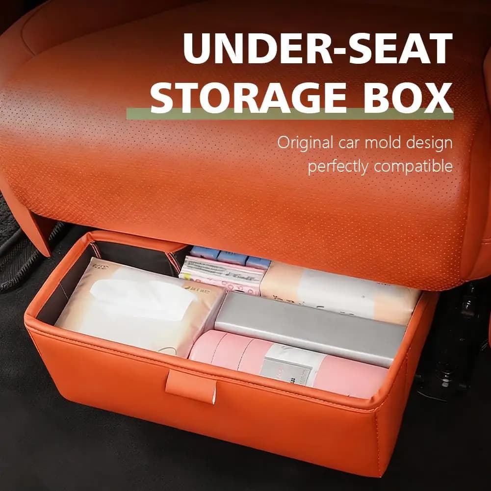 Per Lixiang L8/L9 Sedili Anteriori Sotto Il Sedile Cassetto di Stoccaggio Organizzatore Nascosto Accessori di Stoccaggio Per Auto Scatola Vassoio Cassetto Sedili Tirare R6Z4