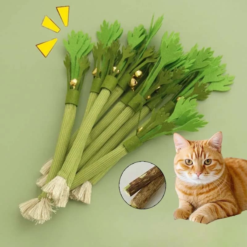 Giocattoli da masticare per gatti Interattivi Self High Catnip Molar Stick Morso con campana Giocattolo per gatti Giocattolo per gattini Erba gatta naturale Giocattolo per la pulizia dei denti di gatto