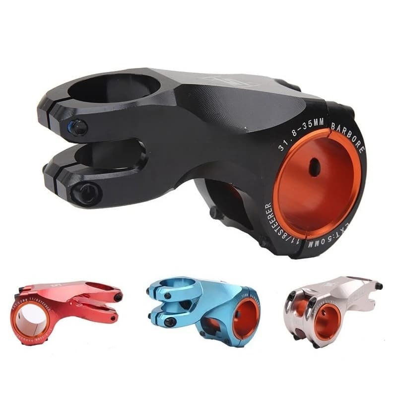 Adatto per HONSUN Manubrio Ultra-leggero per Mountain Bike con Angolo Negativo -17° 70MM, Diametro Verticale 35MM/3,8MM, Lavorazione CNC