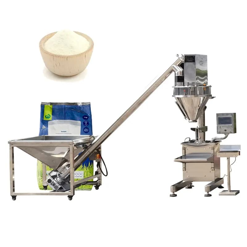 Semi-automatic protein powder packaging machine