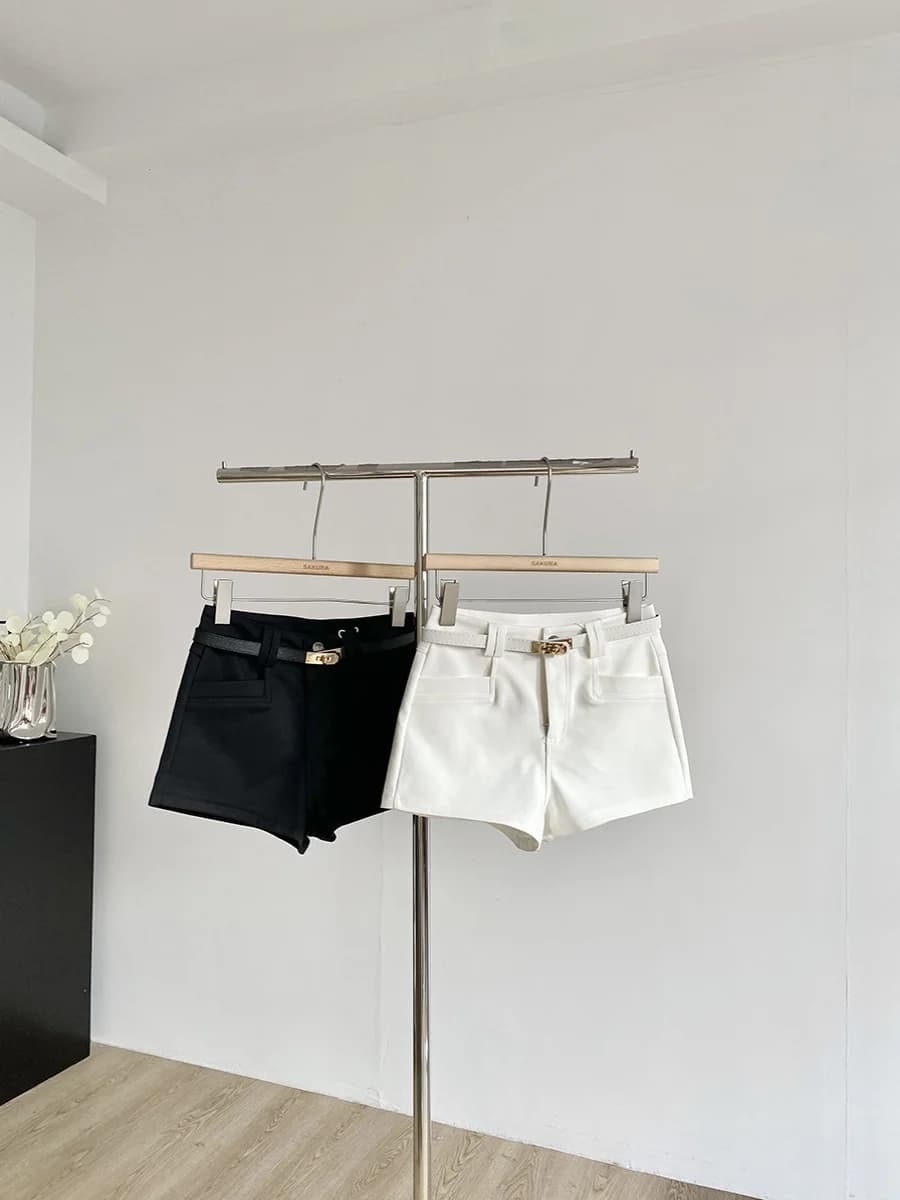 High Waist Wide Leg Suit Shorts Women's Casual Pure Color Summer 2025 New Korean Style Versatile Wide Leg Hot Pants