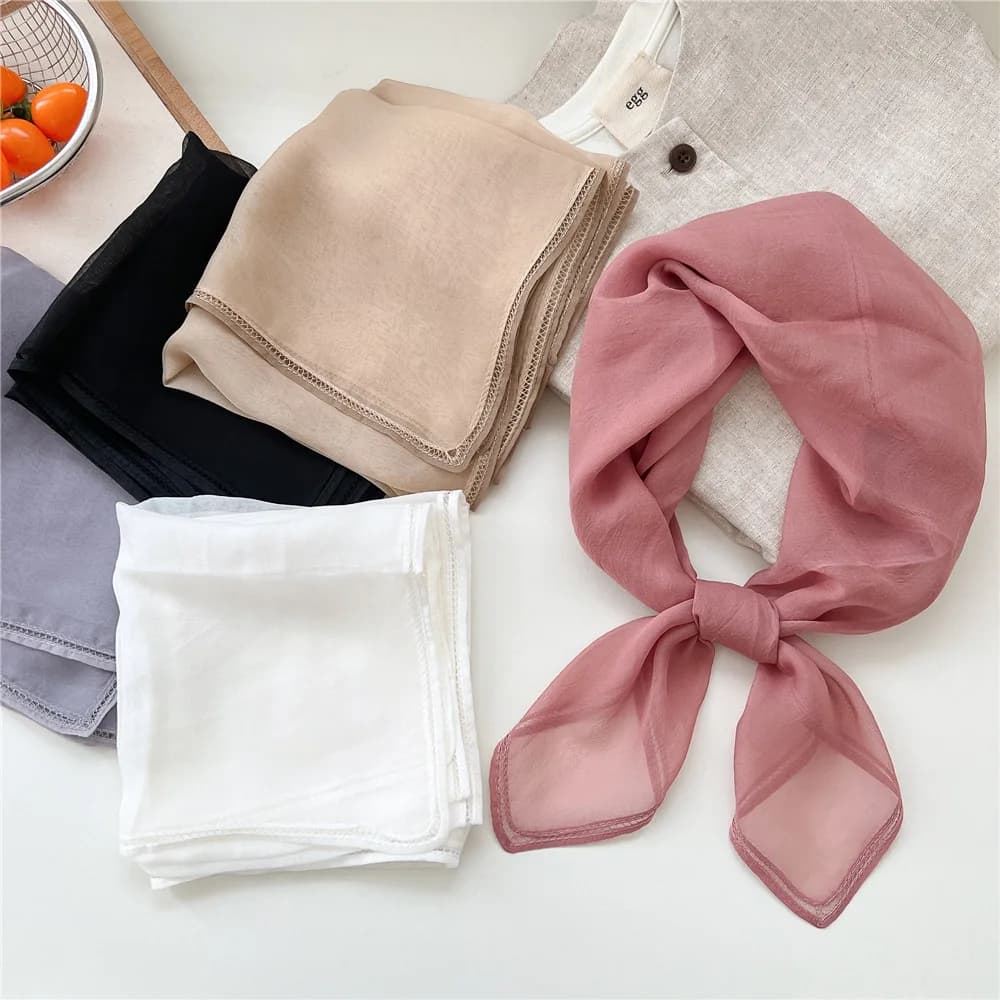 68*68 cm Fascia per capelli Sciarpa per capelli Sciarpa quadrata Foulard per capelli Bandane Turbante Scialle Avvolgente Fascia per capelli