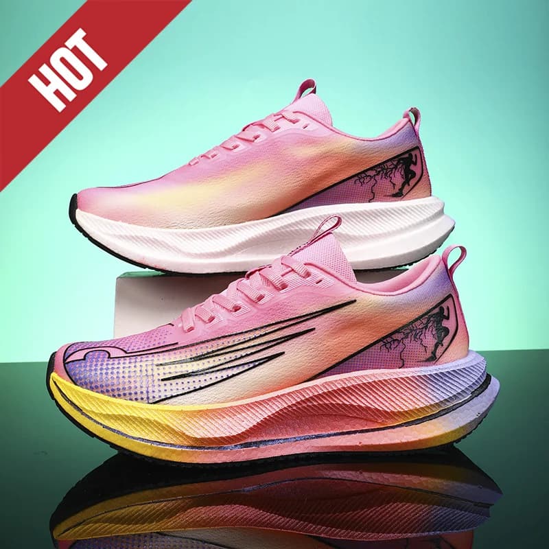 Professional Fitness Running Shoes CarbonBoard Marathon Men Sport Tenis Athletic Non-slip Gymnastics Shoes Comfortable Ladies Lightweight