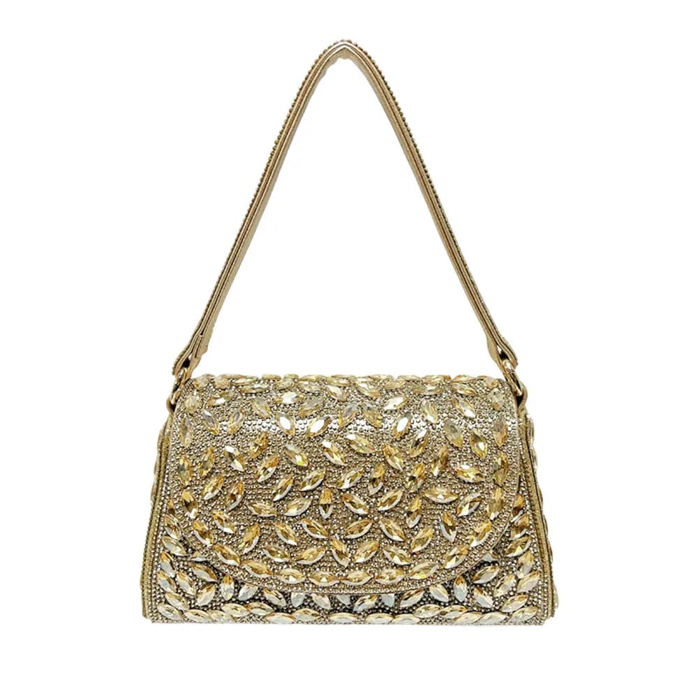 Nuova borsa da donna, borsa, borsa cheongsam, borsa da pranzo di lusso leggera di fascia alta, tracolla con strass e diamanti
