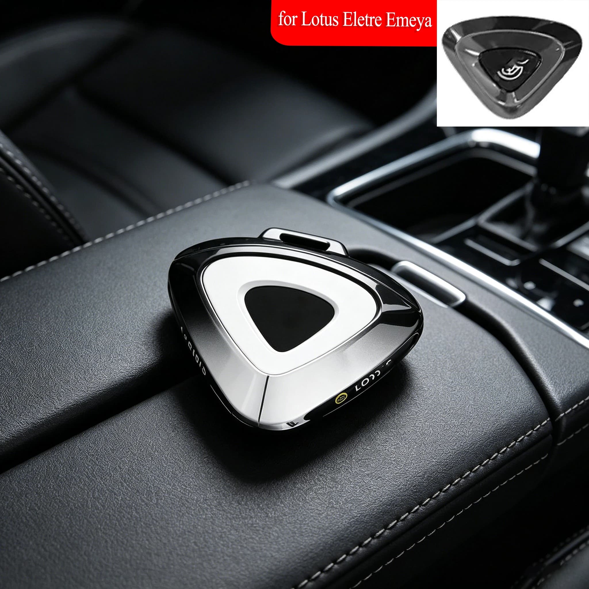zinc alloy Key Cover Case Key Caps for Lotus Eletre Emeya Car Keychain Holder organizer wallet shell