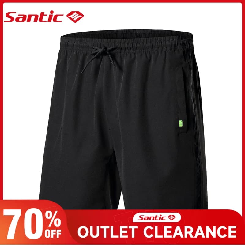 Santic cycling shorts without padding Summer sports pants Men's short pants Road bike shorts MTB casual breathable fast drying