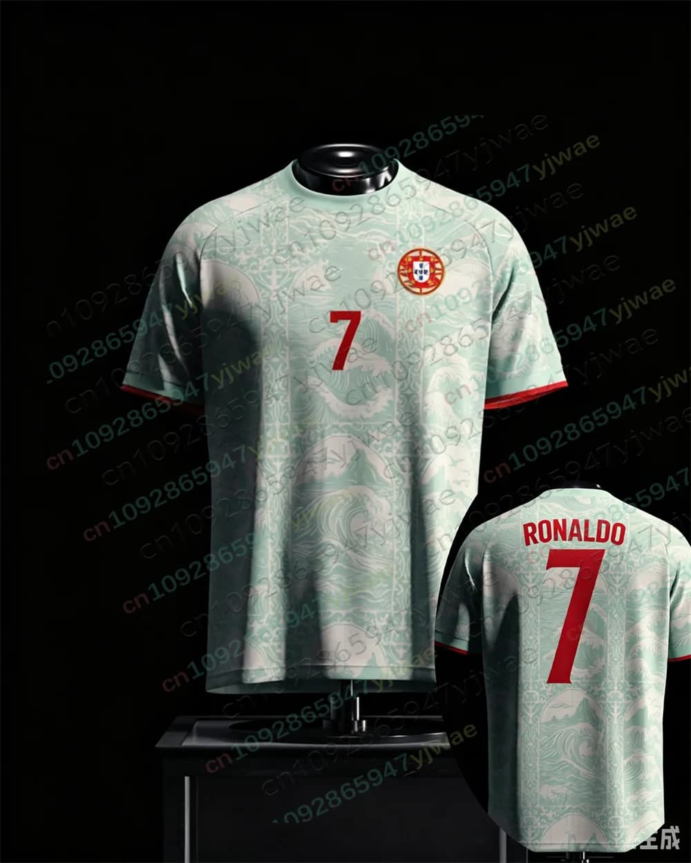 Maglia da Calcio Ronaldo Edizione Fan 2026 Leggera Traspirante Abbigliamento Sportivo Top T-shirt da Allenamento Esterno Estiva da Uomo