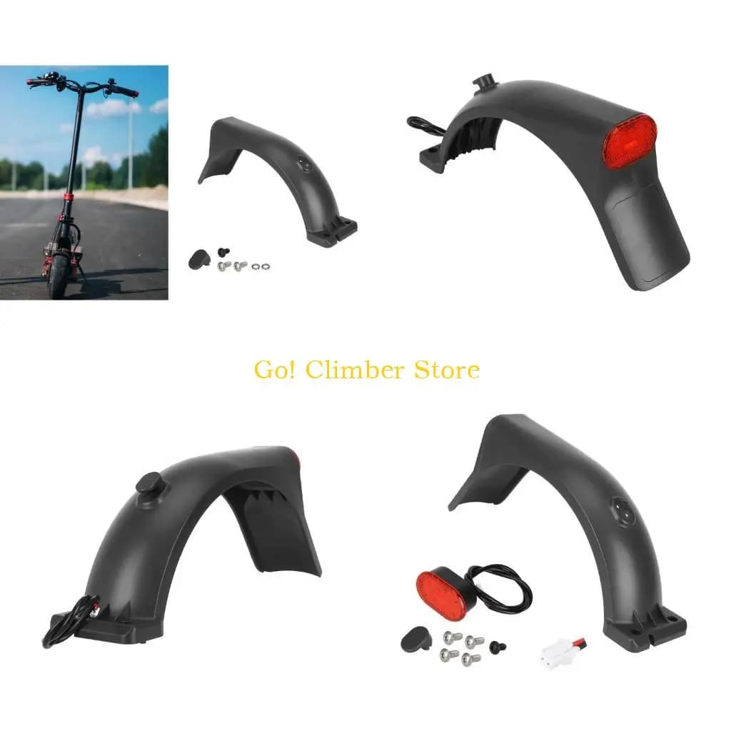 Q84C Electric Scooter Rear Mudguard with Taillight for Scooter Mud Guard Part