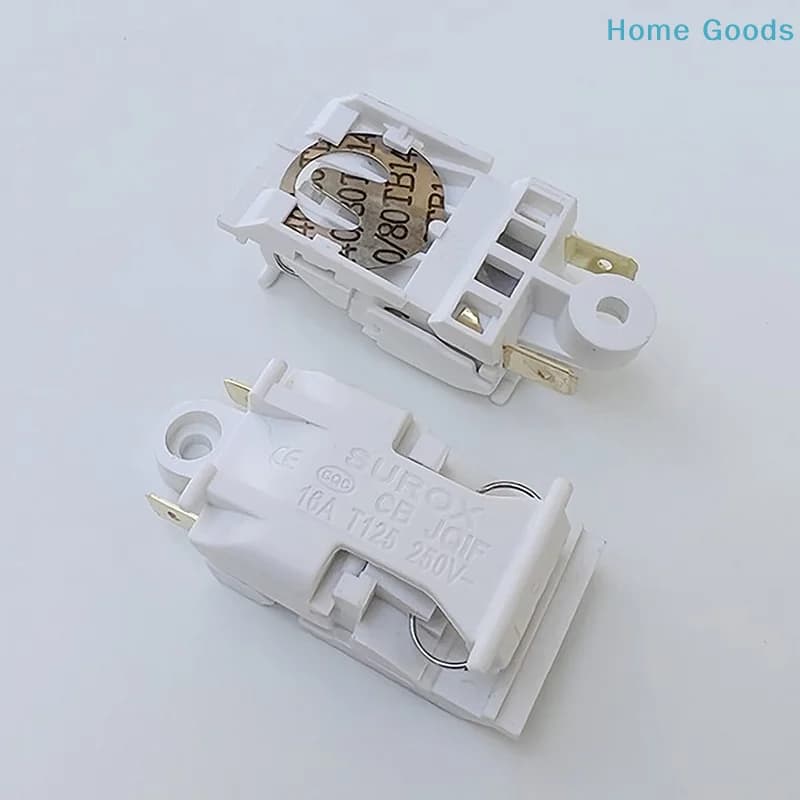preferred5 Pcs Electric Kettle Switch Accessories 16A White High Power Temperature Control Automatic Outage Handle Key Switch