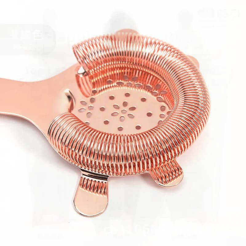 Set di shaker per cocktail da 11 pezzi in acciaio inossidabile con pistola in oro rosa, finitura a specchio in oro imitazione nero, stile minimalista per articoli da bar