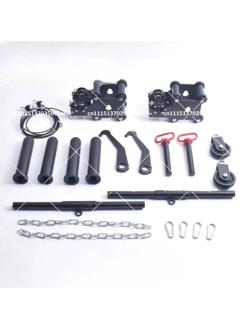 VT CF Rack Accessories Mounted 3x 3 Power Cages Including Cable and Weight Plate Bushing