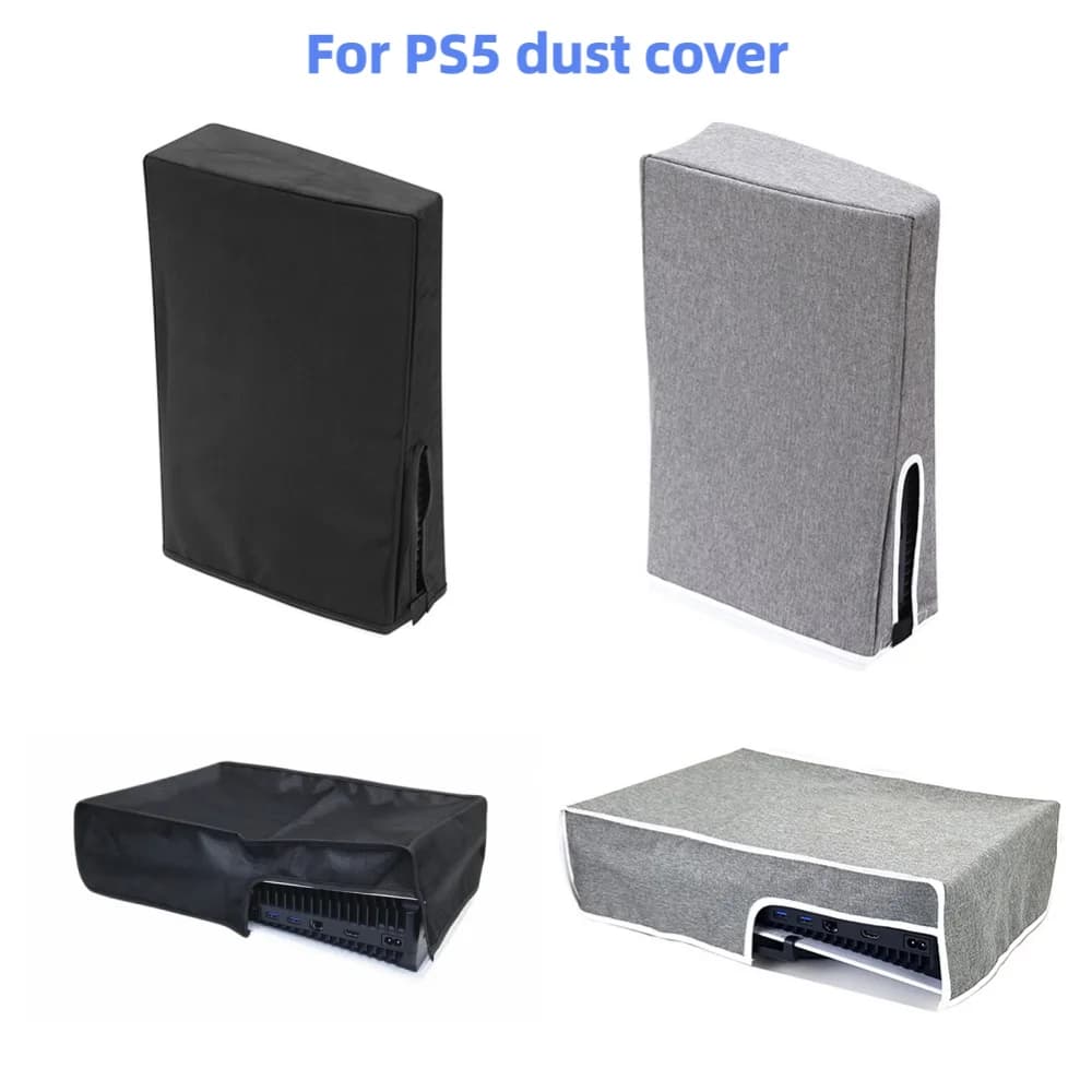 Copertura Antipolvere per Console di Gioco PlayStation 5 PS5 Slim, Custodia Protettiva Antigraffio per Accessori PS5