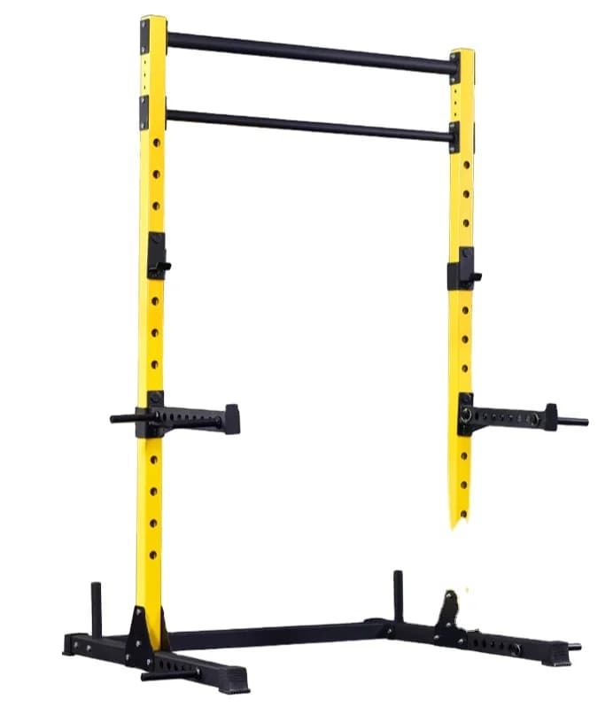 Home Squat Rack Medium Free Frame Pull-up Parallel Bars High and Low Panca Weight Lifting Press Rack for Barbell