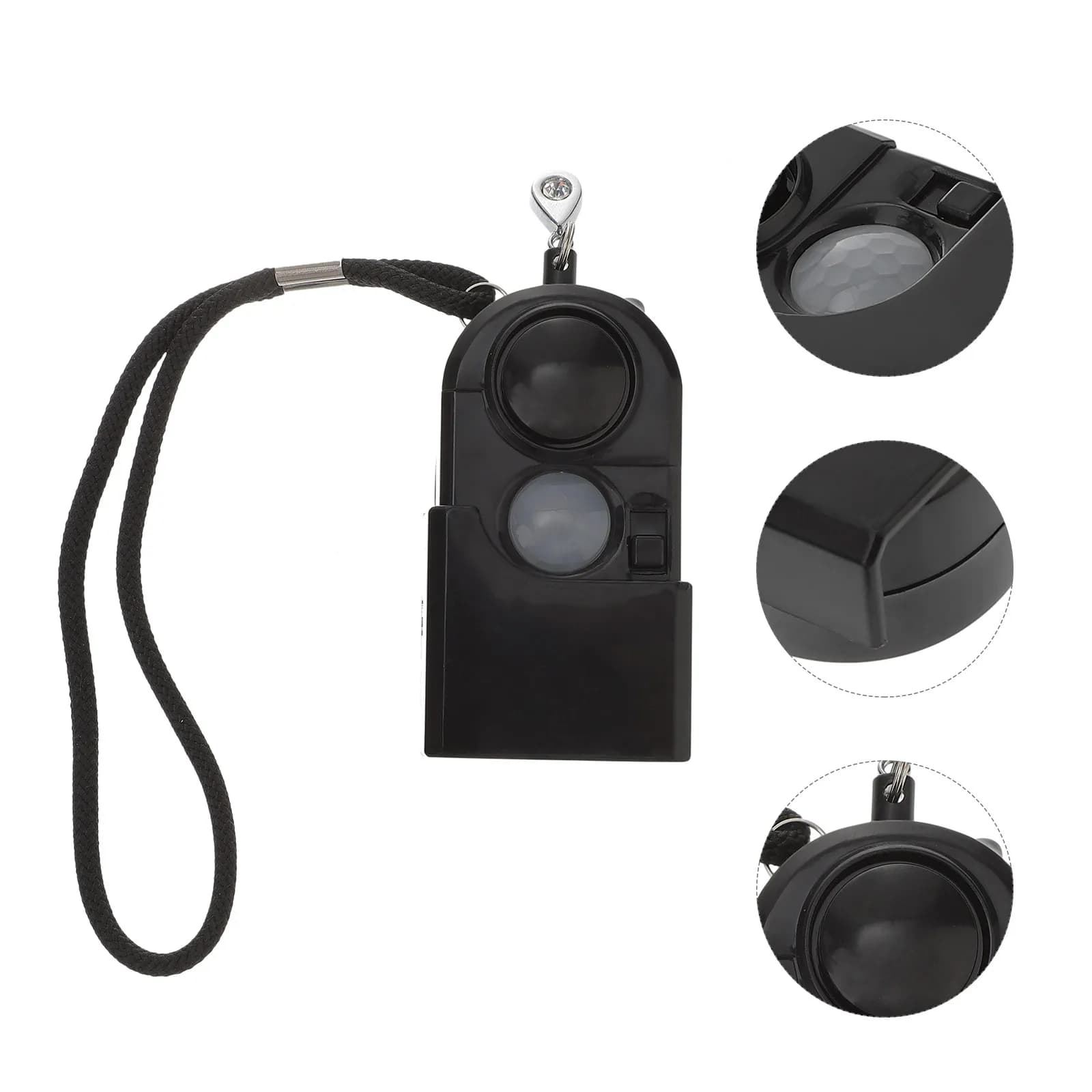 Professional Personal Safety Alarm Keychain for Women Compact Infrared Motion Sensor Anti-Theft Anti- Loud 130Db Home