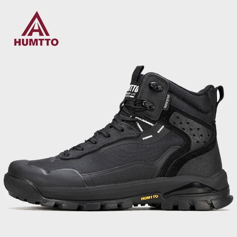 HUMTTO Scarpe da trekking Uomo Inverno Sport all'aria aperta Scarpe da arrampicata Stivali da viaggio alla caviglia Stivali da caccia Calde scarpe da ginnastica da trekking all'aperto