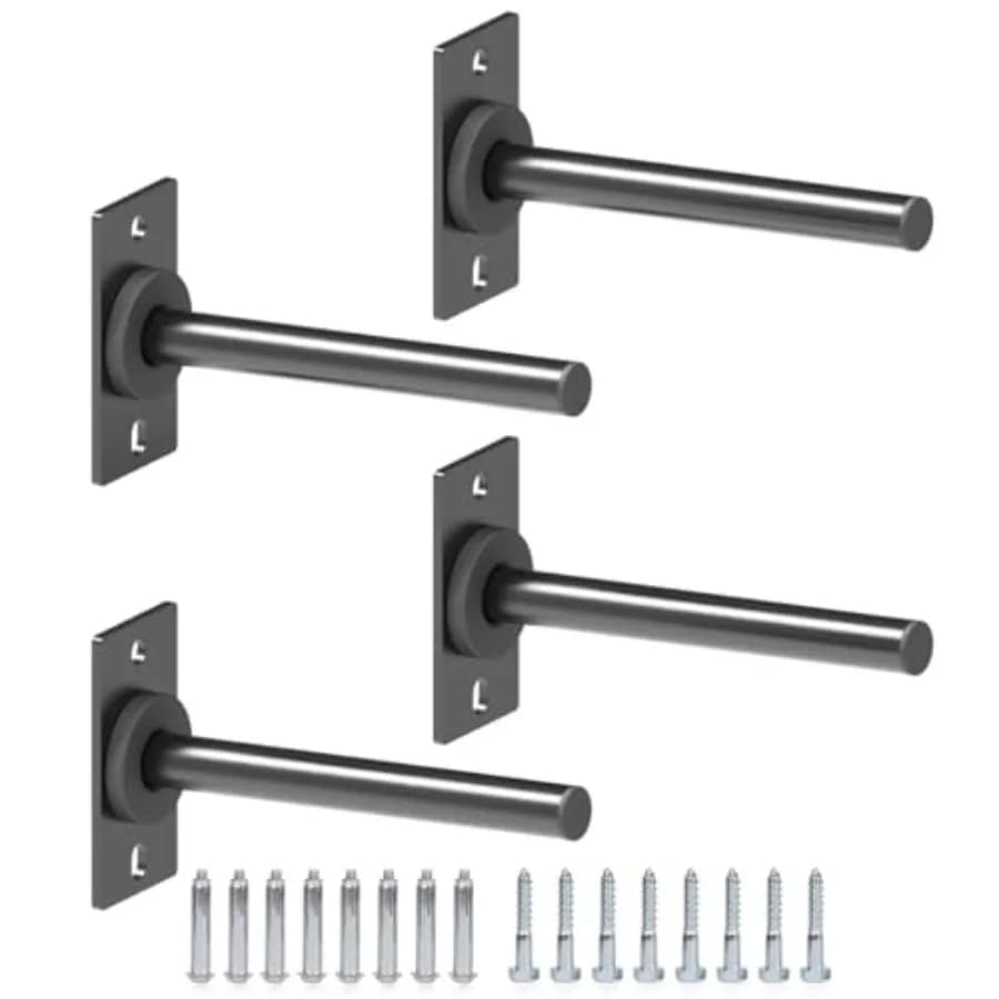 Steel Gym Wall Mount Stand with Opaca Black Finish, Available in 1 and 2 mm Thickness, for Bearing