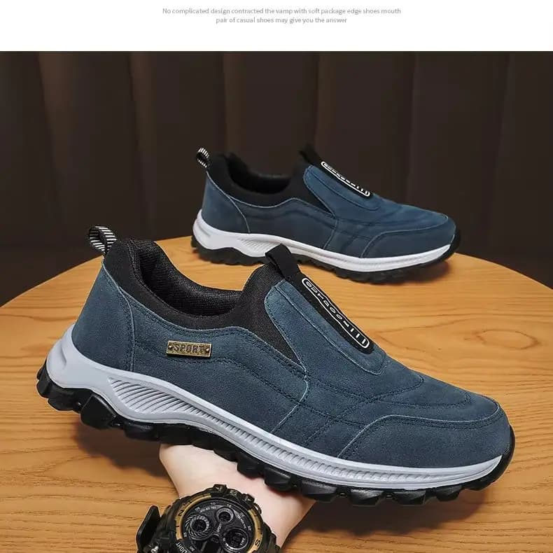 Scarpe da trekking resistenti all'usura da uomo, scarpe sportive casual antiscivolo, scarpe da esterno eleganti e comode adatte a molteplici occasioni