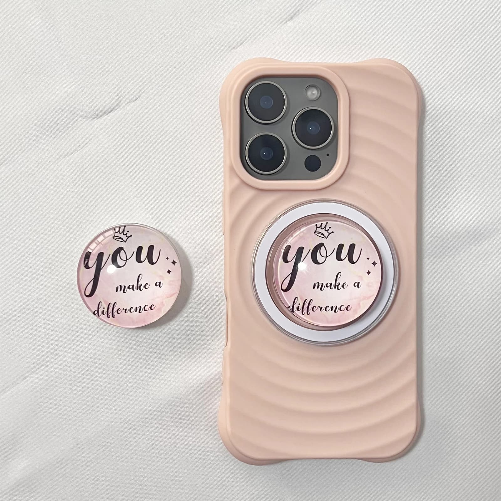 Supporto per telefono 3D a sfera di cristallo con supporto magnetico MagSafe per iPhone 17 Pro Max 16 Pro Samsung Griptok