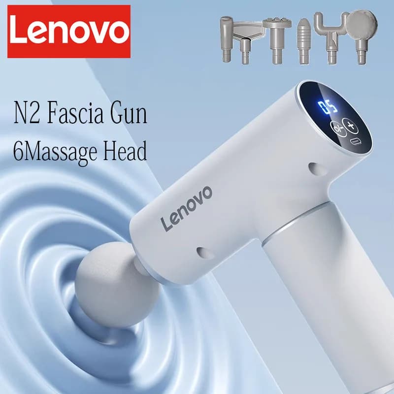 Original Professional Grade Strap Gun Lenovo N2 N3 series massager for muscle relaxation LED touch screen 6-8 massage head gifts