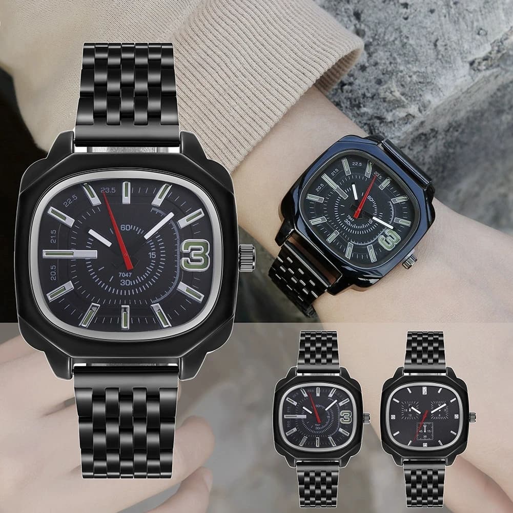 Nuovo Orologio Quadrato di Lusso alla Moda per Studenti, Orologi da Polso da Uomo per Affari, Orologi Casual al Quarzo in Acciaio Inossidabile da Donna, Regalo Reloj Hombre