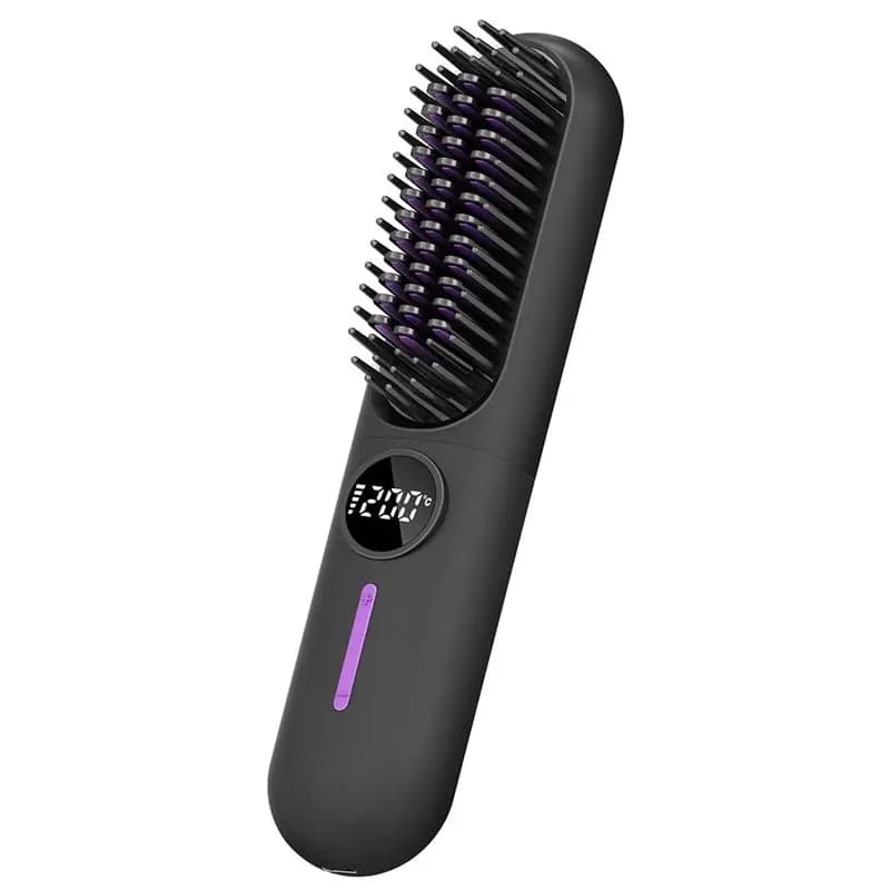ABBZ-Electric Hot Comb: Pettine Elettrico Multifunzione per Capelli Lisci, Strumento di Styling Anti-Scottatura a Ioni Negativi