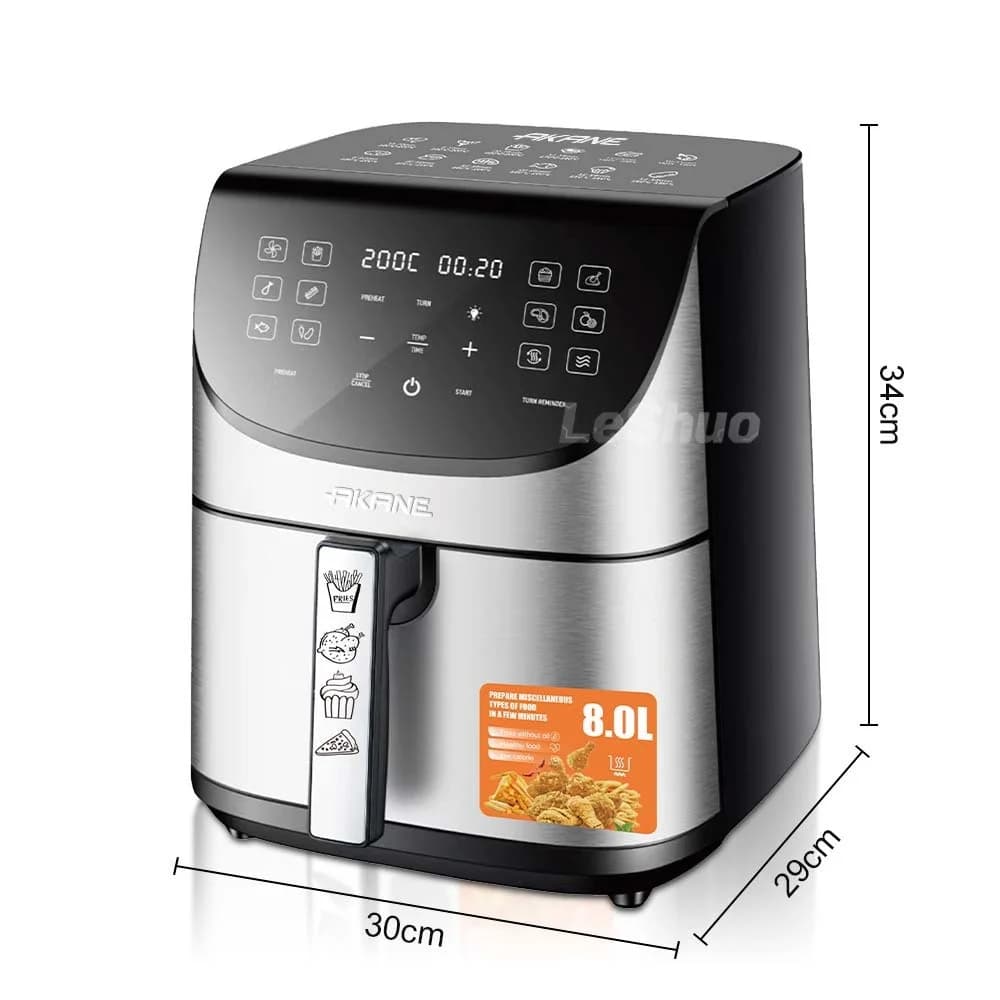 Air Fryer Multi-function Super-heated Electric Air Fryer Digital Control Oil Free