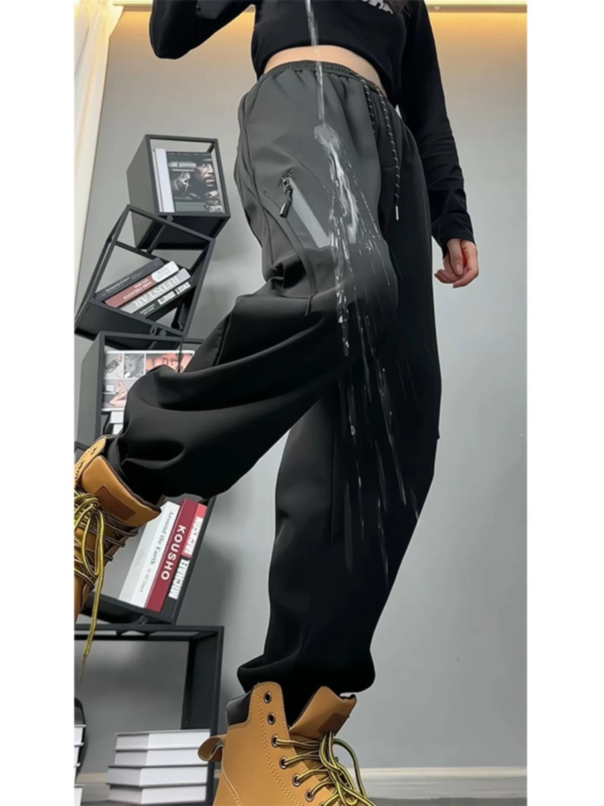 Pantaloni Lunghi Impermeabili Antivento Foderati in Pile, Ideali per Escursionismo e Lavoro, Pantaloni Casual Giovanili per Autunno e Inverno
