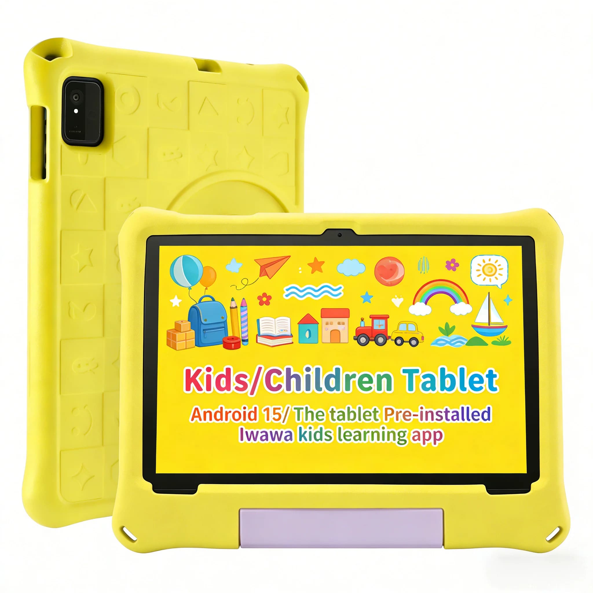 ANRY Tablet Android 15 per Bambini 10 Pollici Octa Core 8GB(4GB+4GB) RAM 64GB ROM HD IPS WiFi Bluetooth Doppia Fotocamera Tablet Globale per Bambini