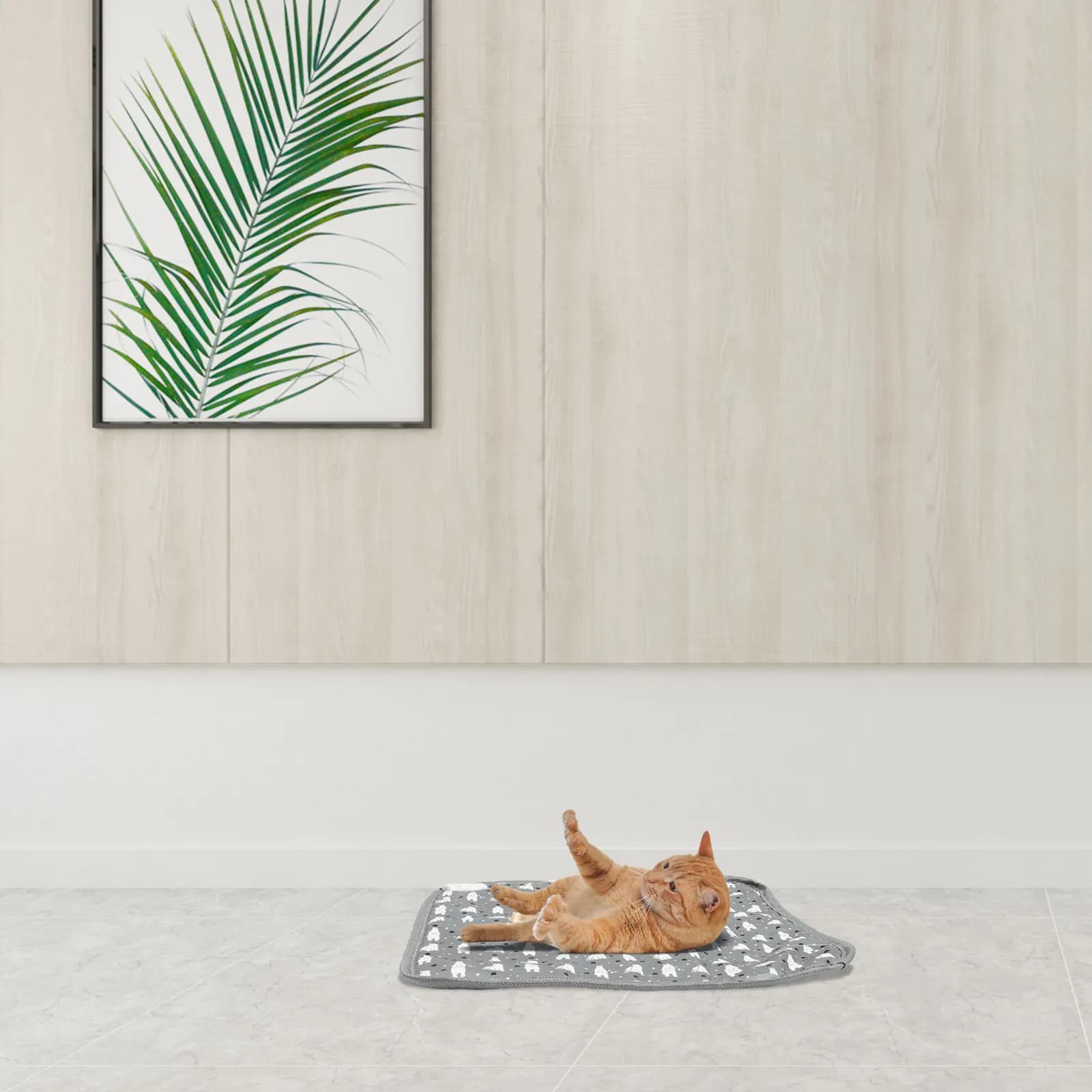 Tappetino Riscaldante per Animali Domestici, Coperta Elettrica per Cani e Gatti, Temperatura Regolabile, Tessuto Oxford Resistente, Accessorio Invernale per Animali