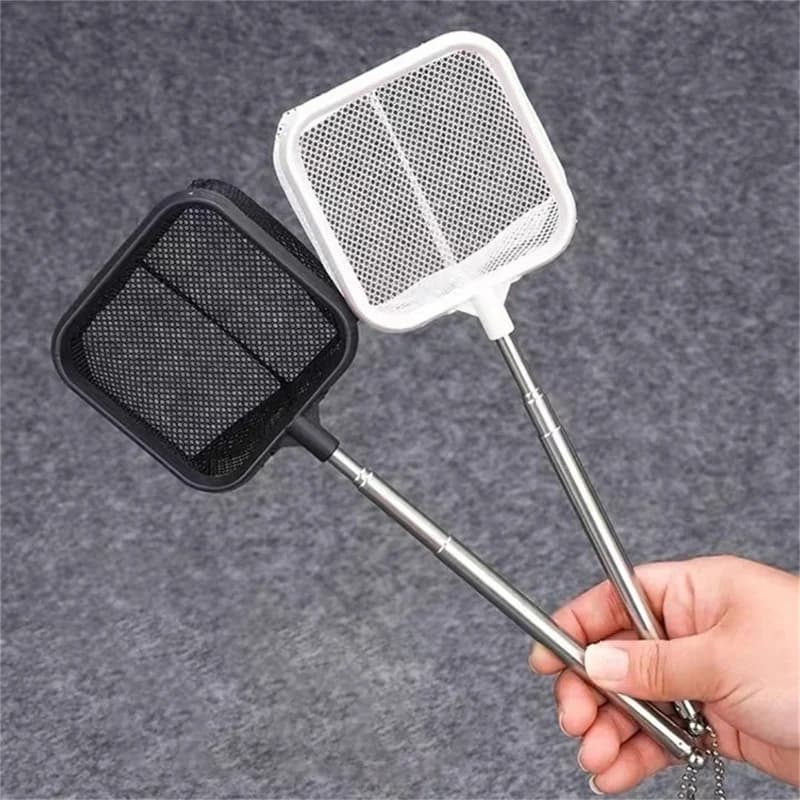 AquariumFish Rete da pesca Retrattile in acciaio inossidabile Piccole reti da pesca per gamberetti Accessori per pesci per strumento di pulizia acquario
