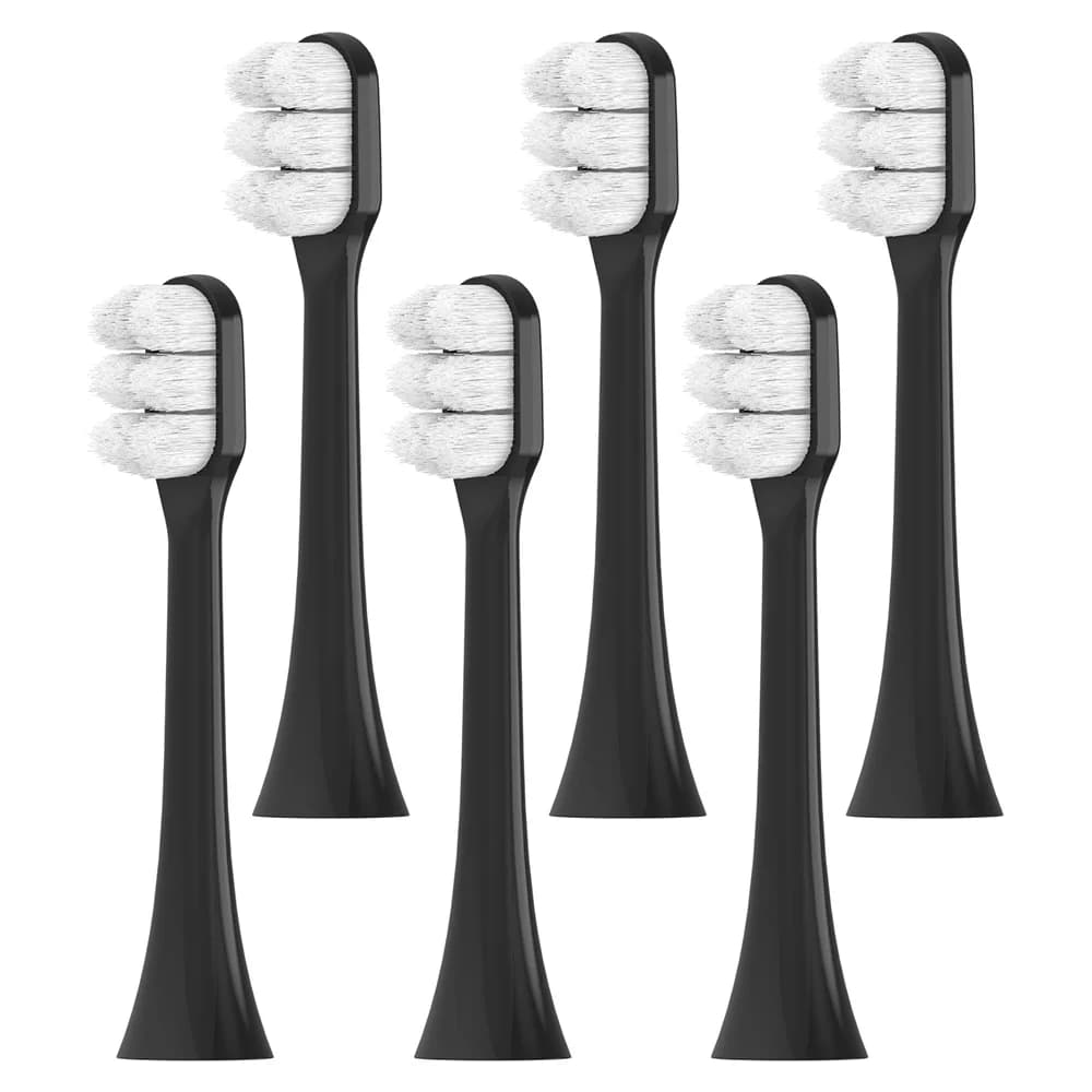 6 pieces of Ultra soft spare heads compatible with Philips Sonicare 4100 6100 6500 9000 9300 9900 9500 electric toothbrush