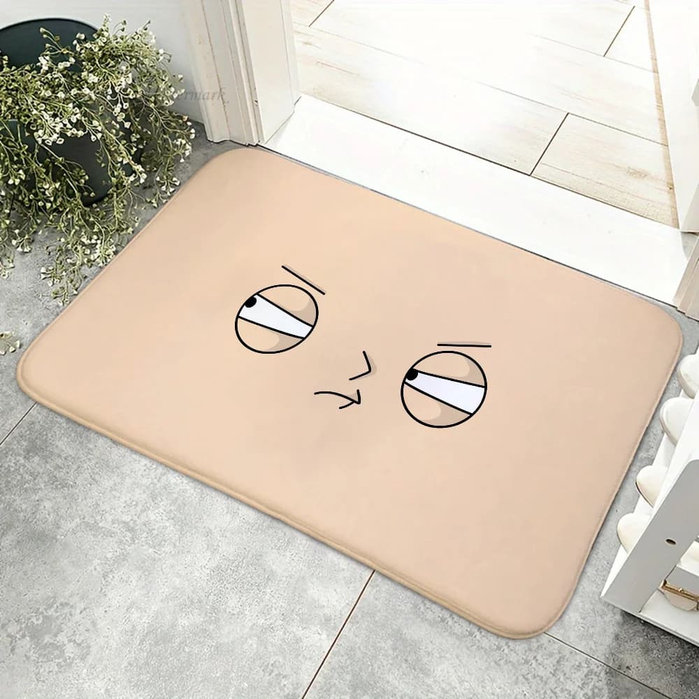 1pc Anime F-Family Guy Tappetino Tappetino antiscivolo Cucina Camera da letto Tappeto trapuntato fatto a mano Tappeto Soggiorno Tappeto d'ingresso