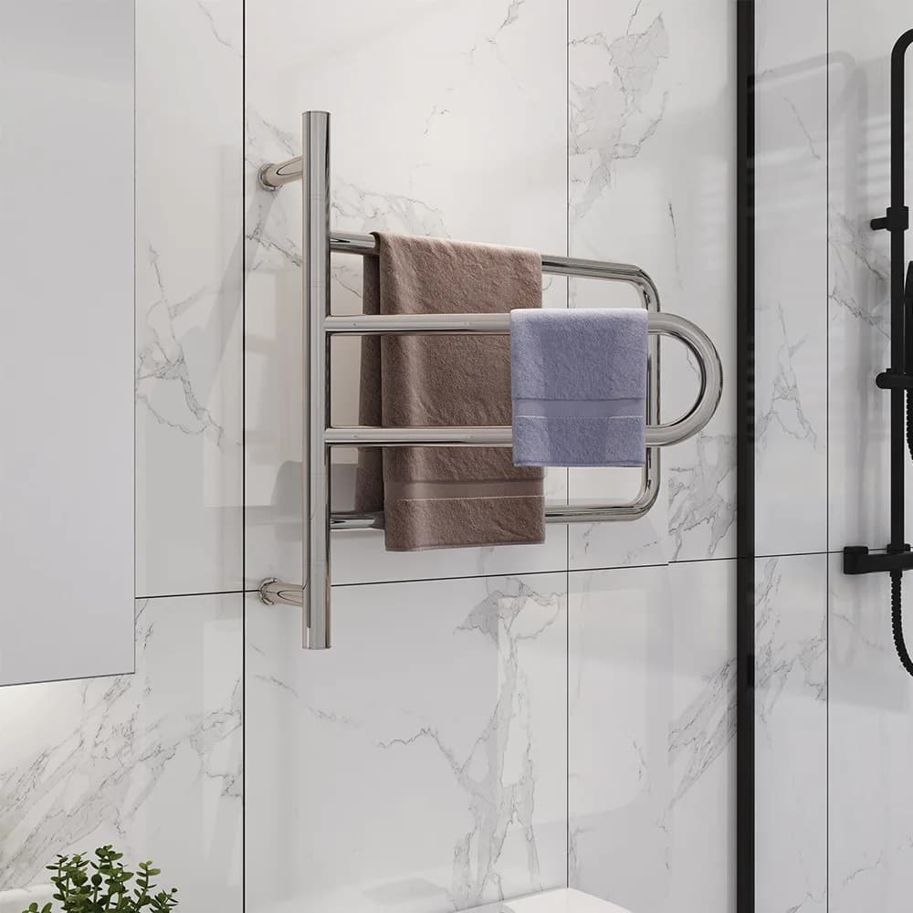 Portasciugamani elettrico intelligente a temperatura costante, portasciugamani da bagno in acciaio inossidabile per asciugatura, portasciugamani per capelli
