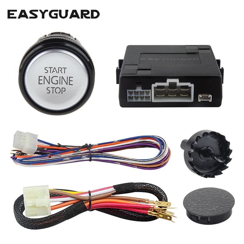 Buona qualità EASYGUARD pulsante universale avviamento arresto avviamento motore remoto spinta opzionale per avviare l'interruttore tra ACC ON OFF