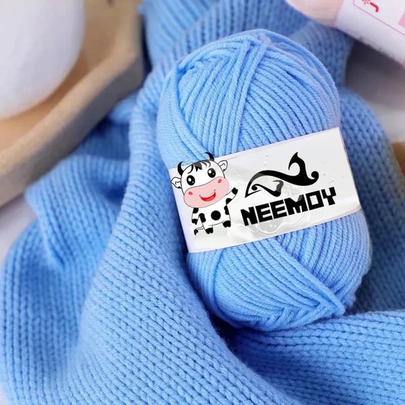 25g Neemoy Nuovo 4 fili Pettinato Latte Cotone Palla di Lana Bambola Coperta Gancio Scarpe Borsa Materiale All'uncinetto Lana Tessitura Manuale