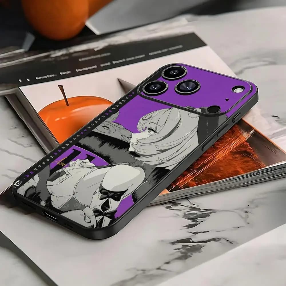 Zenless Zone Zero Yidhari Phone Case For iPhone 17 16 15 14 13 12 X XR XS 8 Plus Mini Pro Max Soft black Shockproof Cover