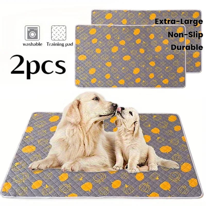 2PCS Washable Reusable Dog Training Mats Designed for Pet Training Ideal for Cars Sofas Living Room Outdoor -Home Decor
