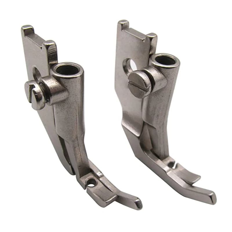 Set di piedini con cerniera stretta destra/sinistra adatto per macchine da cucire PFAFF Walking Foot145 335 545 1245