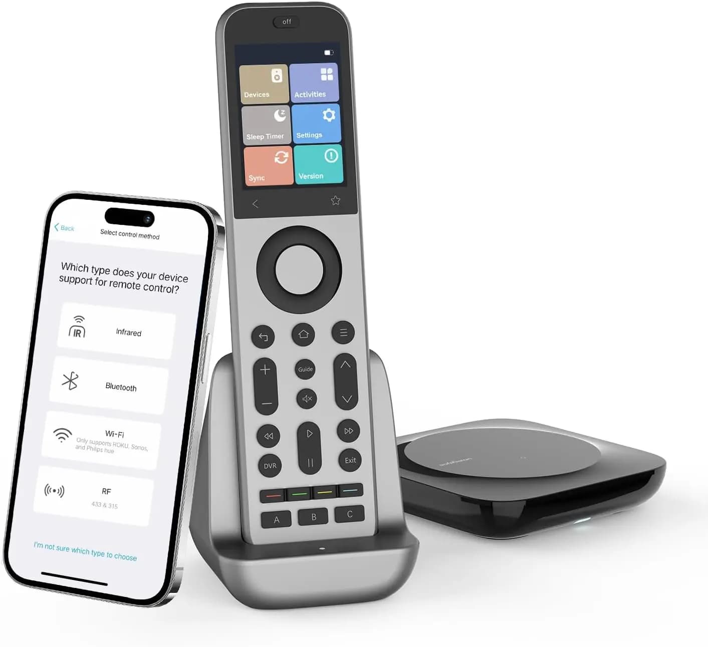 Telecomando Universale SofaBaton X2 con Schermo Touch e Hub, Telecomando Smart All-in-One con Base di Ricarica e App Personalizzabile