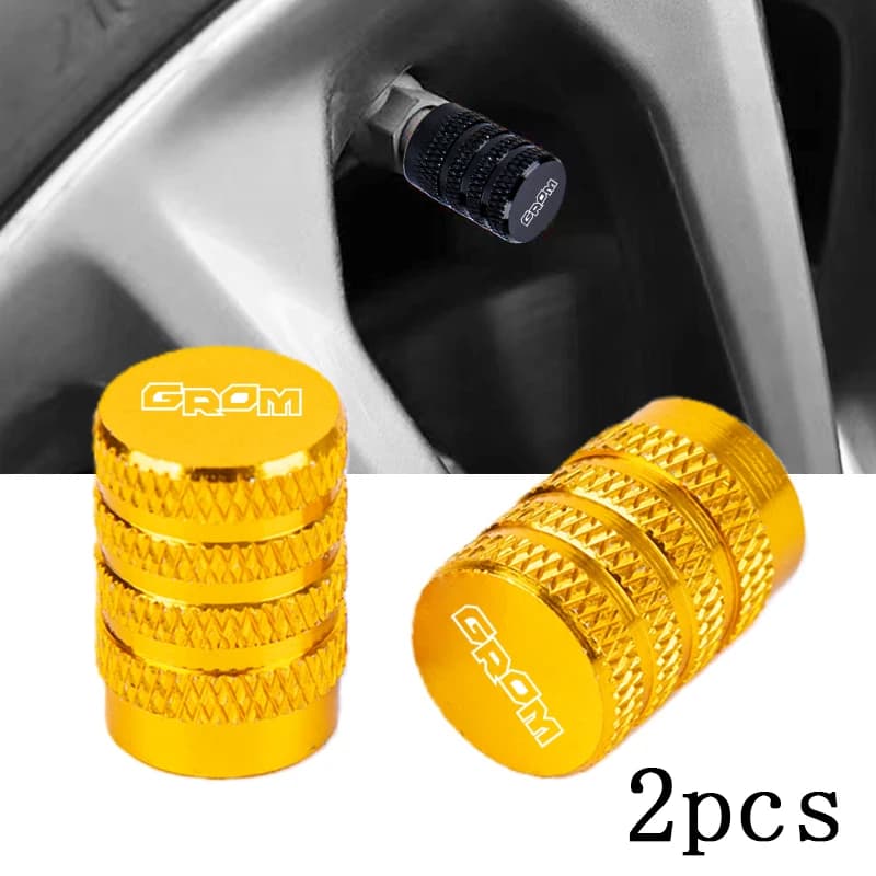 For Honda GROM125 MSX125 MSX GROM 125 2013 - 2025, 2 Pieces Carpets Valve Pneumatic Motorcycle, Waterproof Dust Covers for Pneumatics