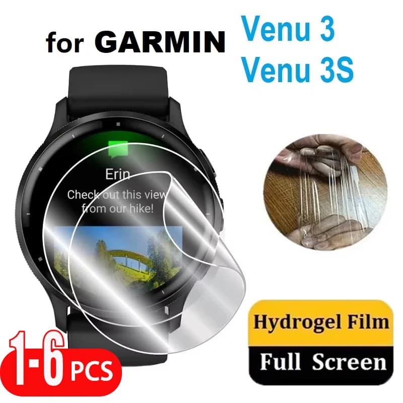 Per Garmin Venu 3s Copertura Completa HD Pellicola Morbida Trasparente Smart Watch Accessorio Per Garmin Venu 3 Idrogel Schermo Protezione Anti-graffio