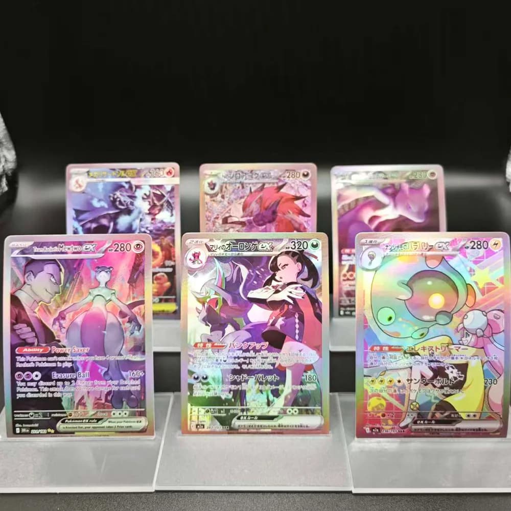 14 Carte Collezionabili Pokémon Giapponesi Fai-da-Te, Pikachu, Gengar, Gioco di Carte PTCG, Carte di Ricambio, Collezione Regalo per Ragazzi