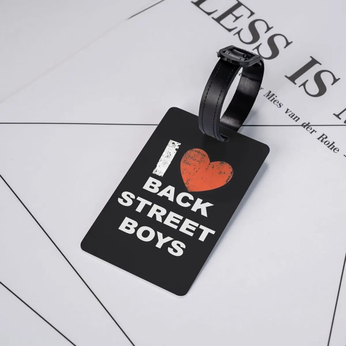 Etichette per bagagli del gruppo musicale Backstreet Boys, accessori per valigie, etichetta per bagaglio da viaggio, porta etichette per nome, indirizzo e identificazione